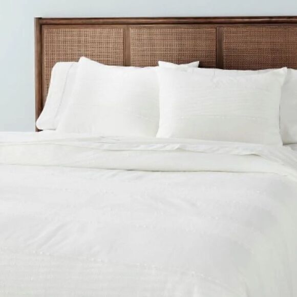 Slub Center Stripe Comforter Set - Hearth & Hand™ with Magnolia - Picture 1 of 10